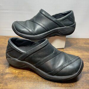 Merrell Encore Eclipse Smooth Black Slip-on Loafer Clogs Womens Size 7